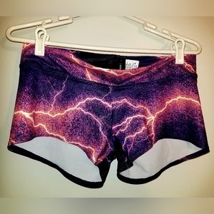 BlackMilk Lightning Purple Short Shorts